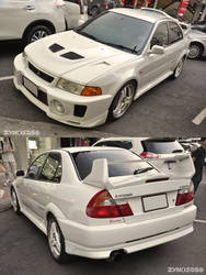 White Lancer Evo V 2