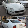 White Maserati Coupe