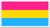 Pansexual Flag Stamp by futureprodigy24