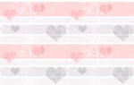 Gray and pink hearts wallpaper