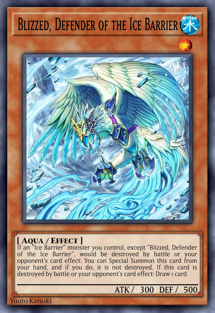 Blizzed, Defender of the Ice Barrier (Modified) by Kibo-011 on DeviantArt
