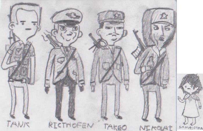 Call of duty zombies characters (WAW and BO's.)