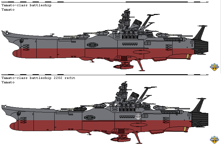 Space Battleship Yamato and other related drawings - Shipbucket