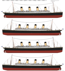 Titanic redrawn. by AceNos