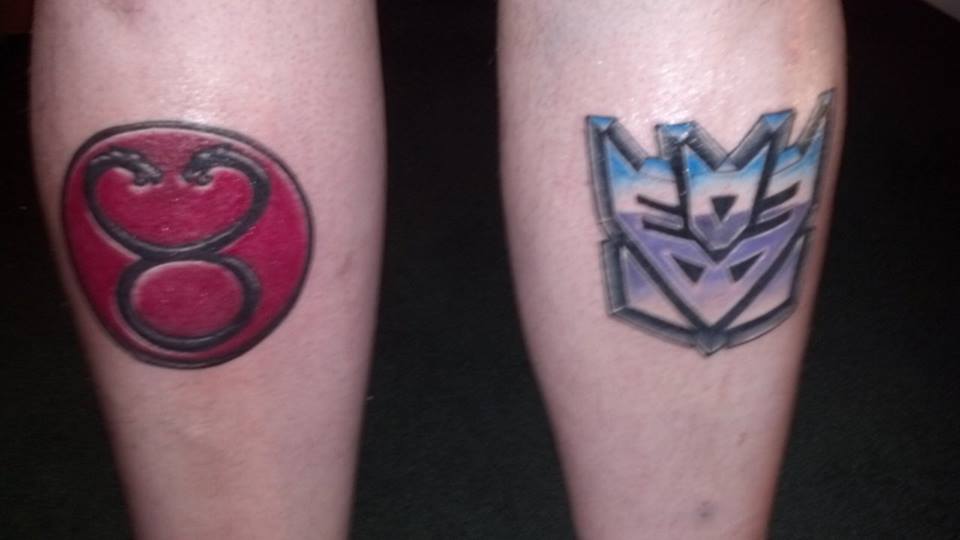 Matching Tats with my wife - Decepticons, Mumm-Ra