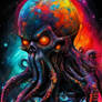 Octopus Skull, Abstract, 2024