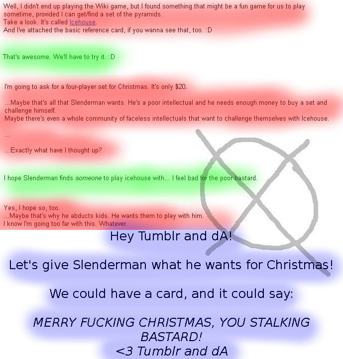 Slenderman's Christmas Present