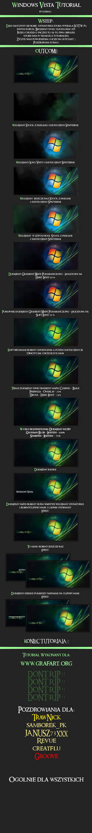 Vista Reflection Workspace Tutorial Windows Vista Tutorial by kuba95ART on DeviantArt