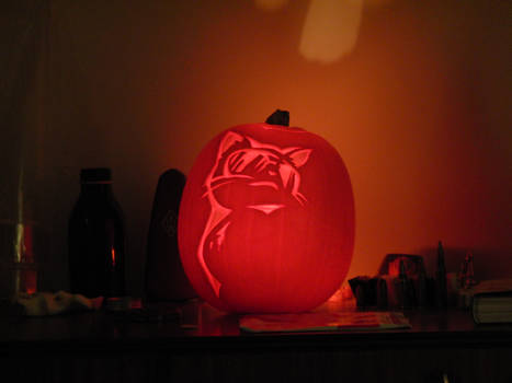 Cat Stencil by z-e-a-l-o-u-s on Pumpkin