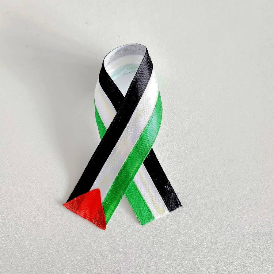 Palestinian Solidarity Ribbon by HeskethCarmezon on DeviantArt