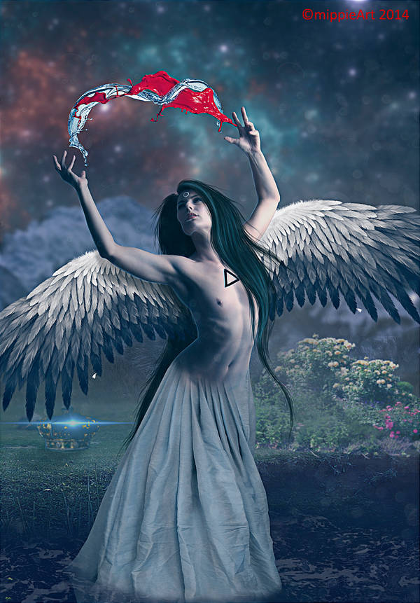 XIV - Temperance by TriZiana