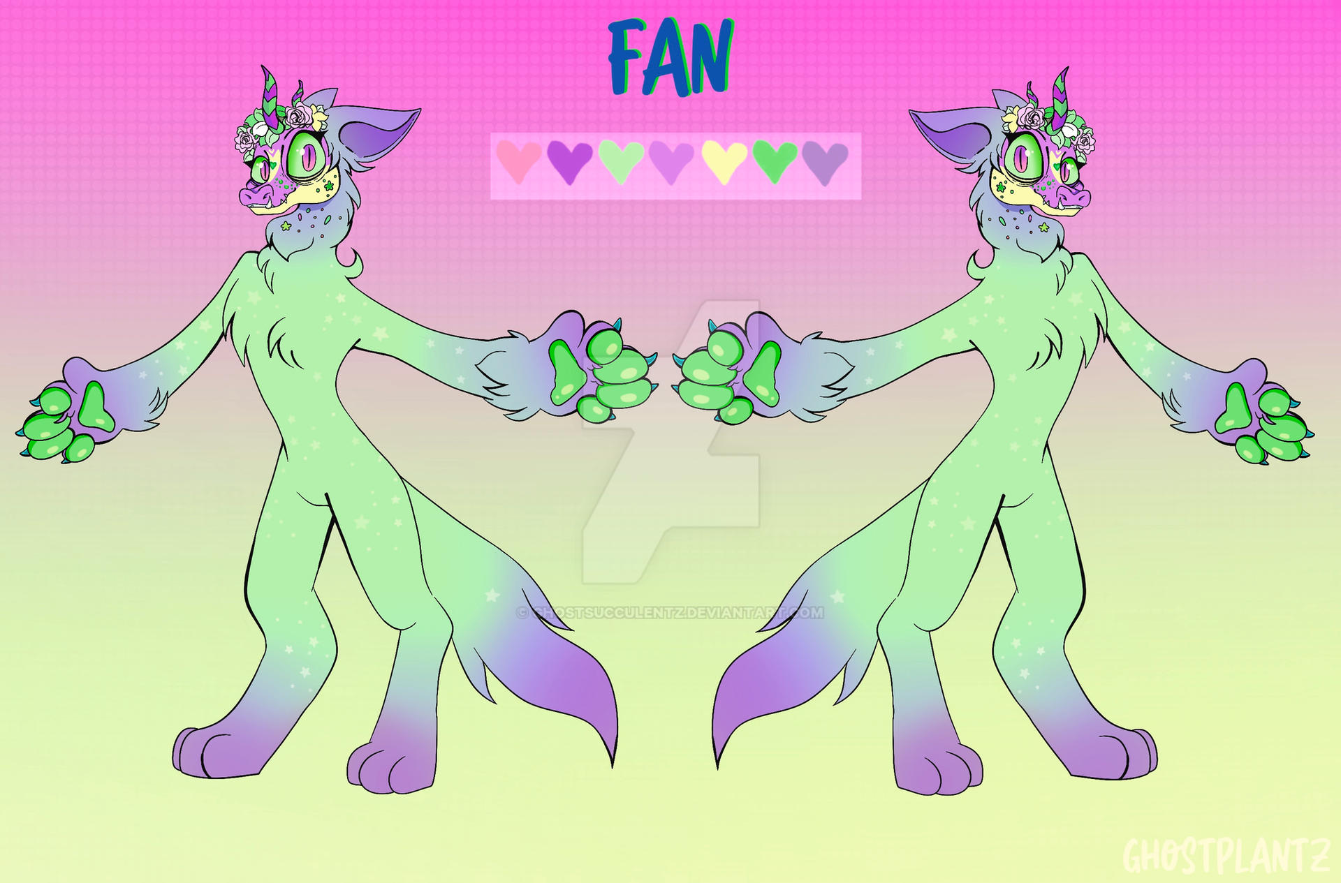 Graphfan Deviantart Fan Ref sheet! by GhostSucculentz on DeviantArt