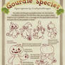 Gourdie species sheet