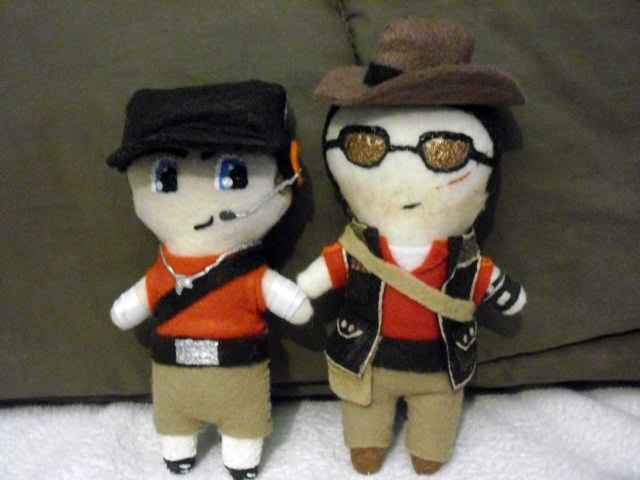 Plushie Scout and Sniper