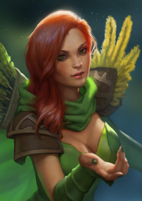 Dota 2 Wind Ranger - fanart