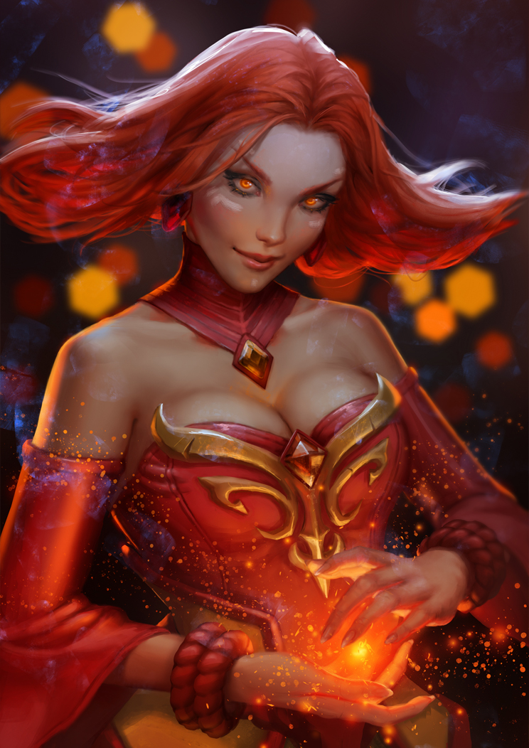 Dota 2 Lina - fanart