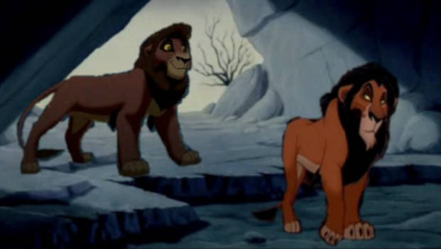 Kovu and Scar TLK- If Scar survived-