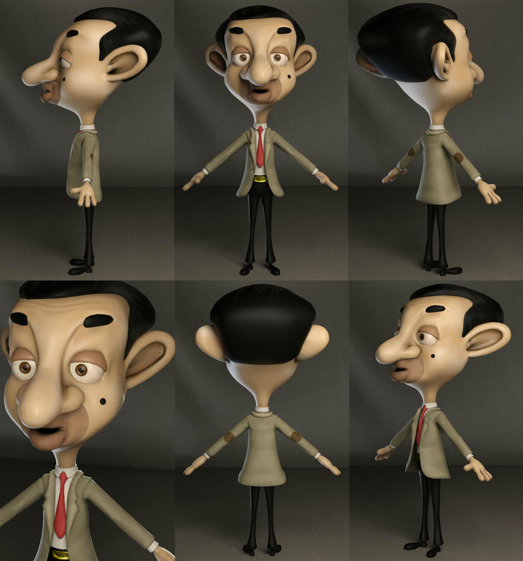Mr. Bean Cartoon on 3dsMax by IceGirl84 on DeviantArt