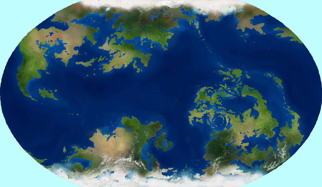Fictional Crust Map Fictional world map by ChryoStrand on DeviantArt