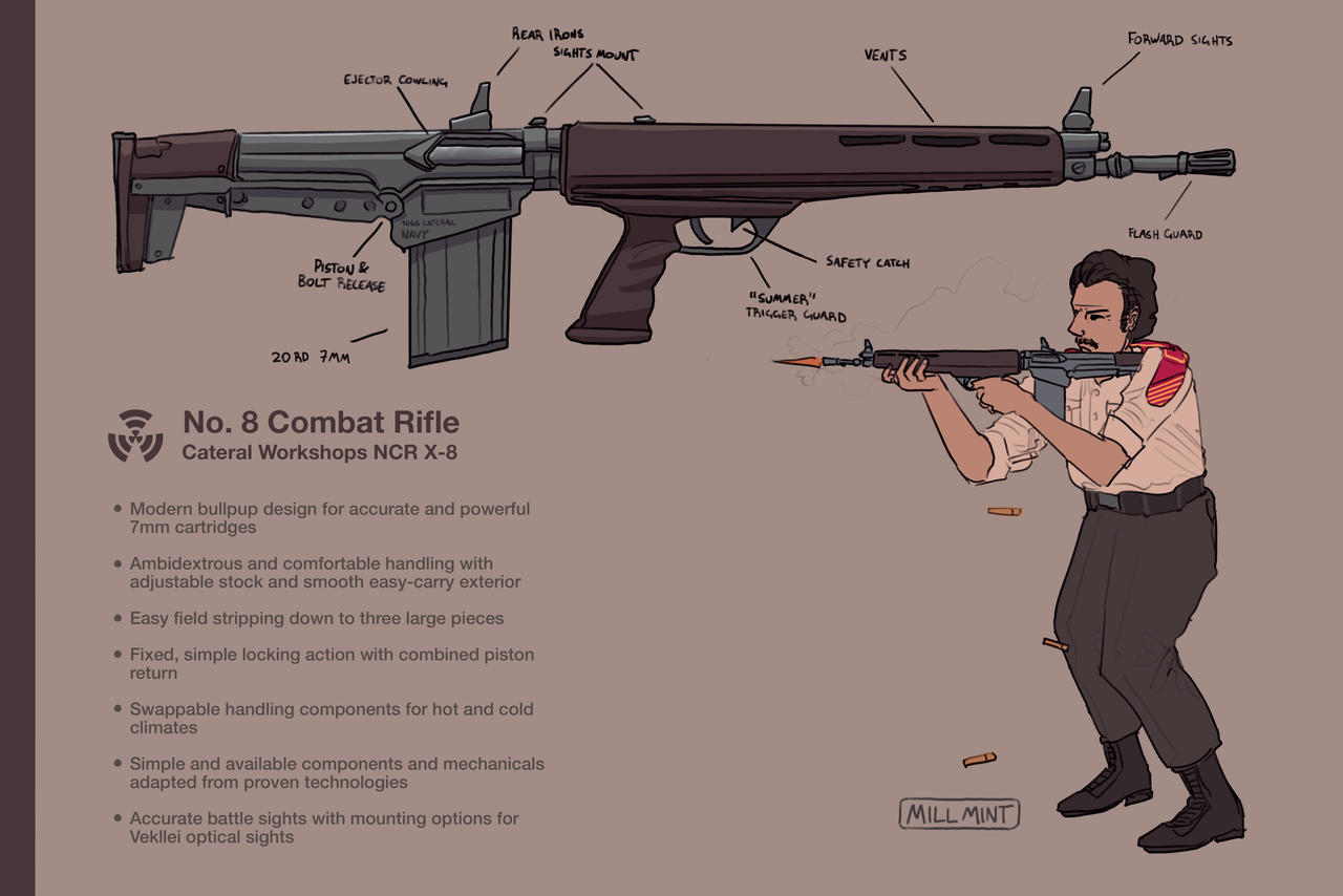 Tech Rifles Deviantart The New Standard Rifle by vekllei on DeviantArt