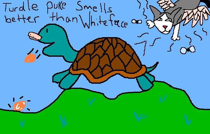 Turtle Puking Turtle Puke smells better than whiteface by Caiterz on DeviantArt