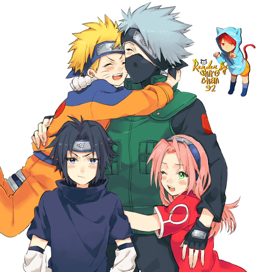Kakashi Team Naruto Sasuke and Sakura