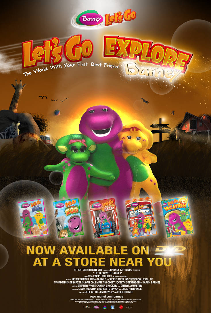 Let's Go Barney Poster by Kirbthecrossover on DeviantArt