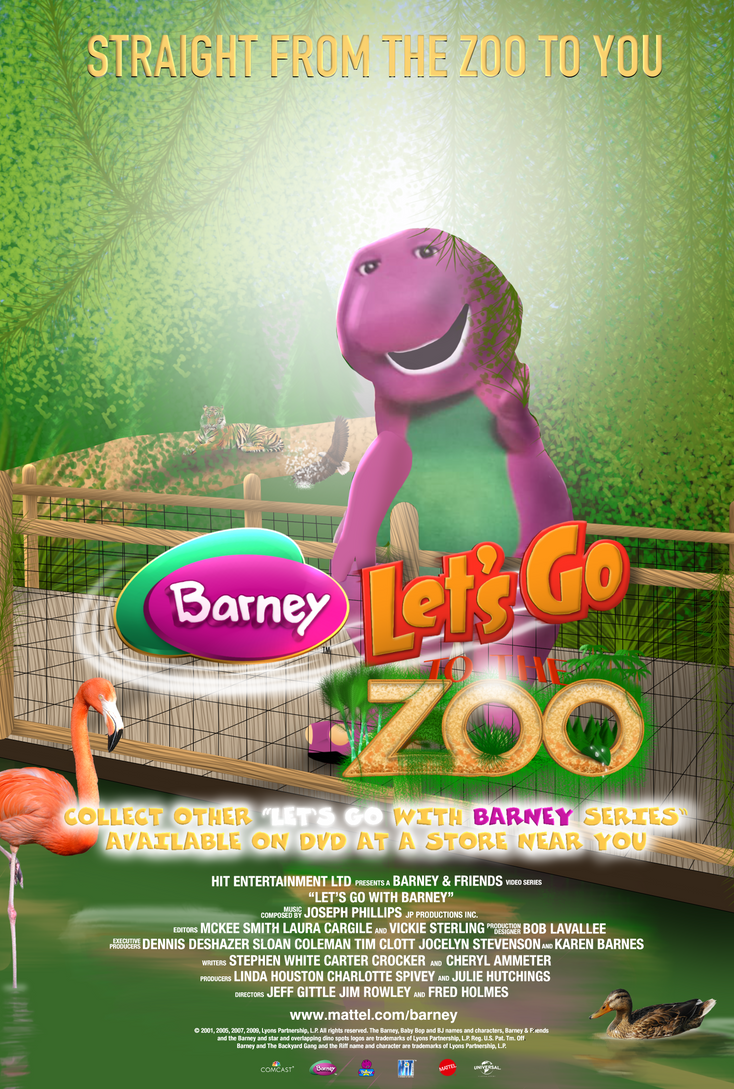 Barney Let's Go To The Zoo Trailer Barney: Let's Go to the Zoo Poster by Kirbthecrossover on DeviantArt