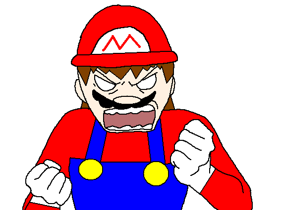 Angry Mario by NinSeMarvel on DeviantArt