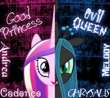 The Princess Cadence And The Queen Crysalis