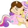 Cadance And Andrea Hugging