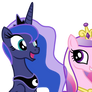 Princess Luna And Princess Cadence