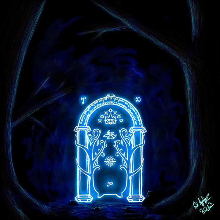 Doors Of Durin By ErikAppelqvist On DeviantArt doors-of-durin-by-erikappelqvist-on-deviantart
