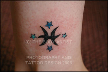 Pisces and Stars Tattoo
