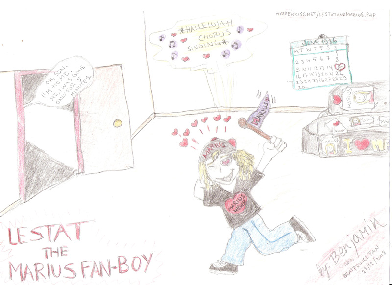 Lestat the Marius Fan Boy by wolfMancub