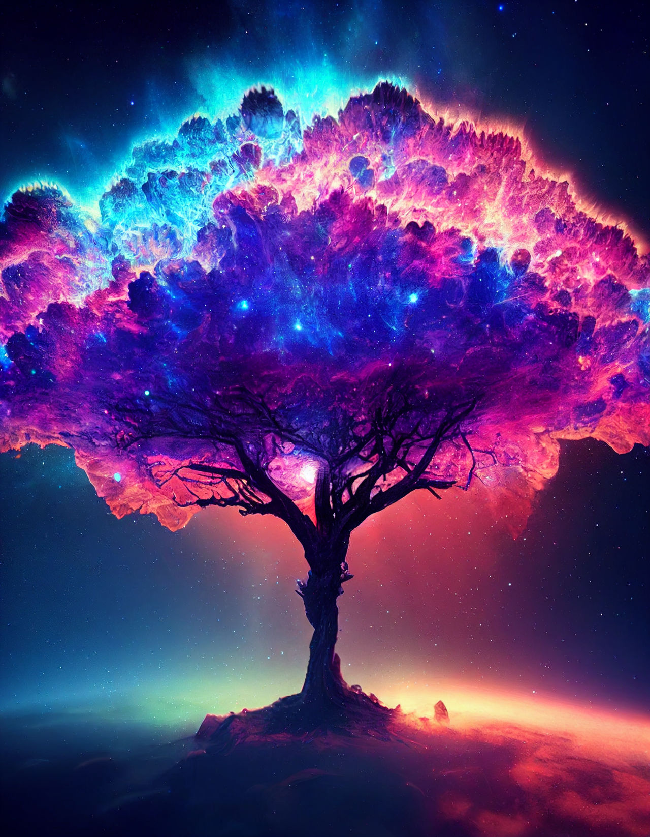 cosmic tree by BigPuptato on DeviantArt