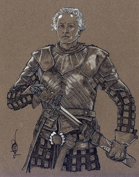 Gwendoline Christie as Brienne of Tarth