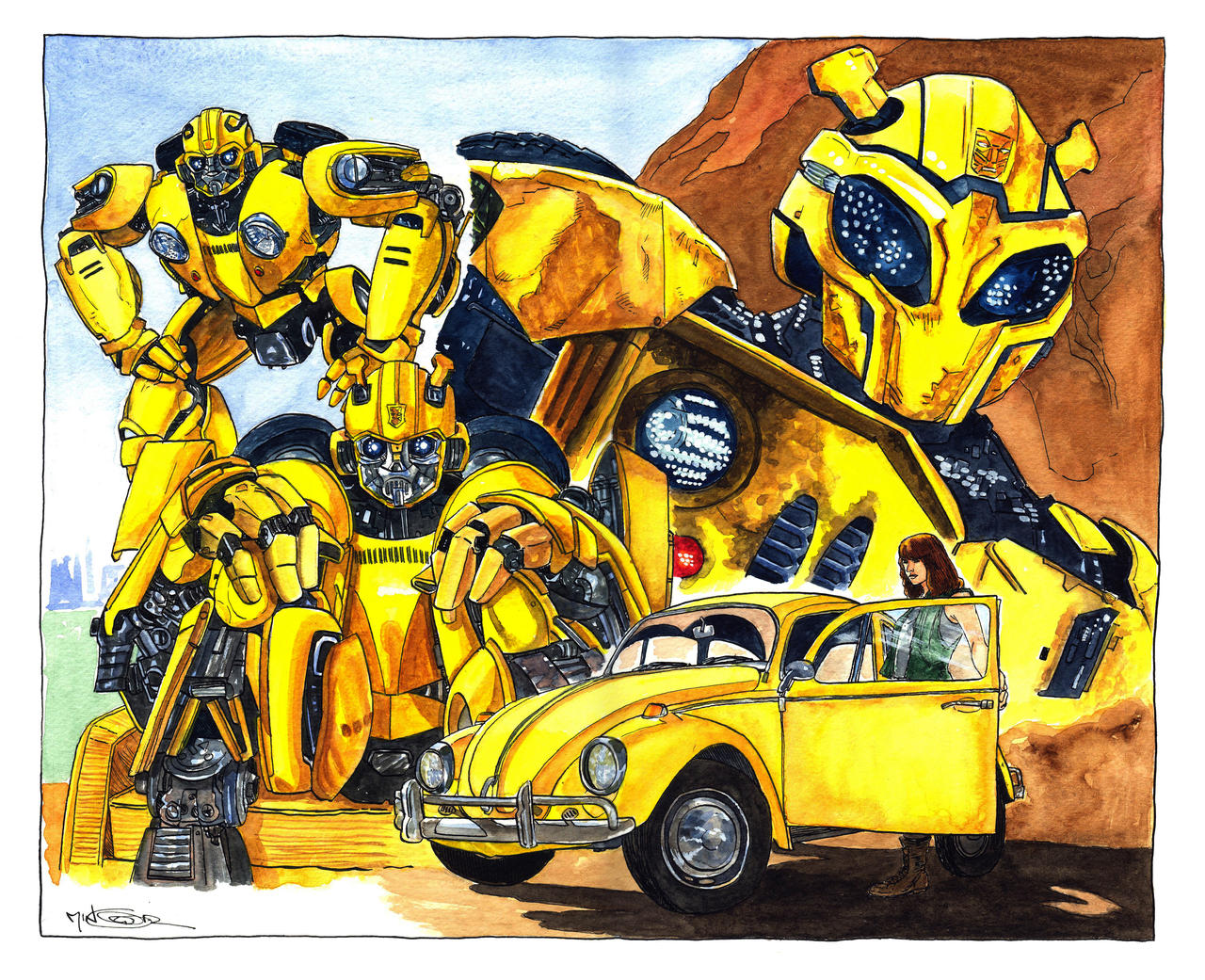 Bumblebee: Stages by Jerantino on DeviantArt