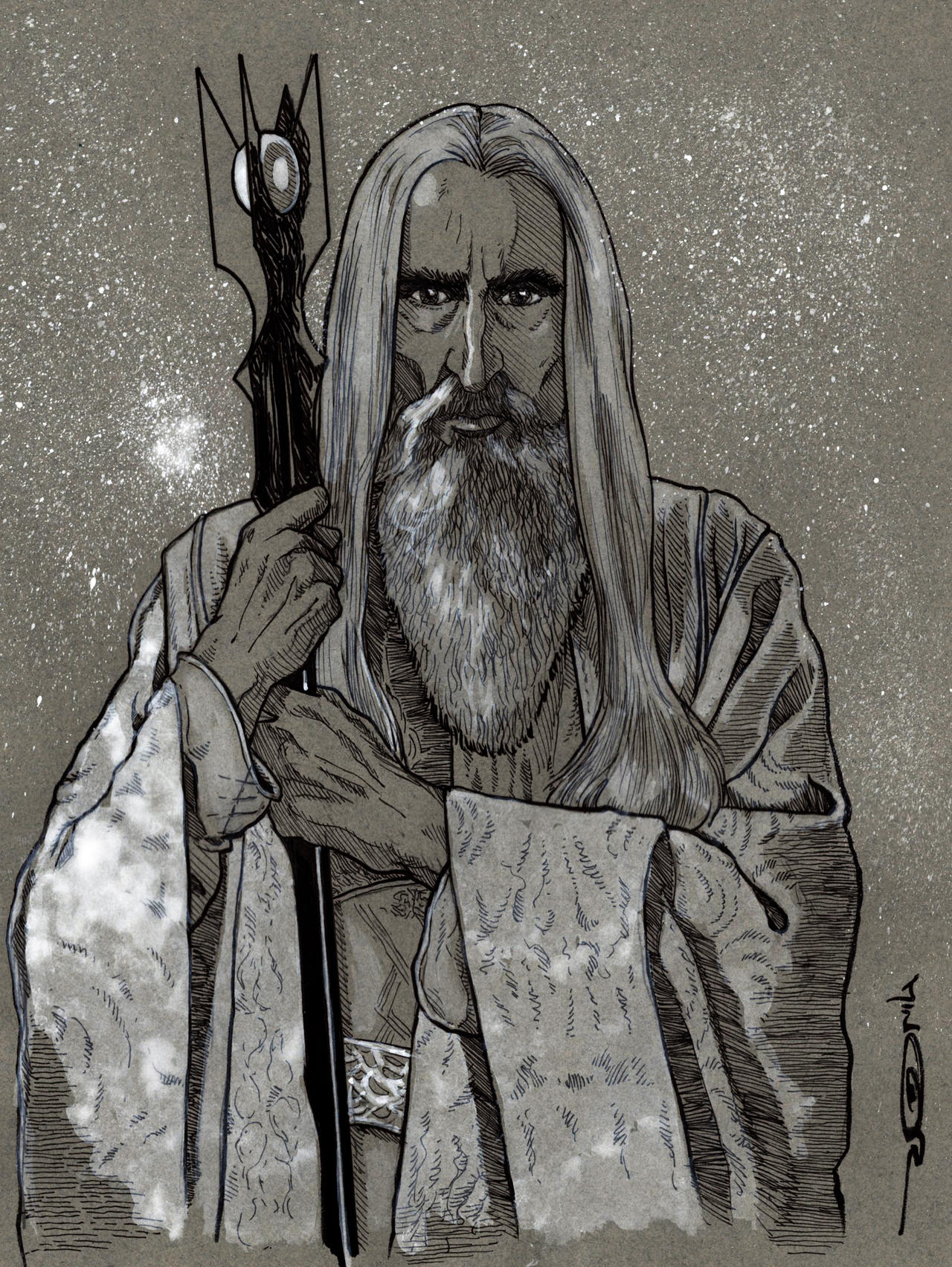 Sauruman Rune Saruman by Jerantino on DeviantArt