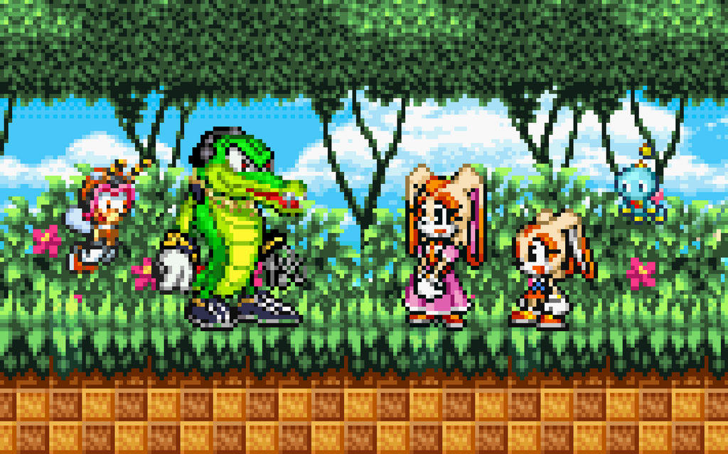 Vector The Crocodile and Vanilla the Rabbit by waltejohnson on DeviantArt