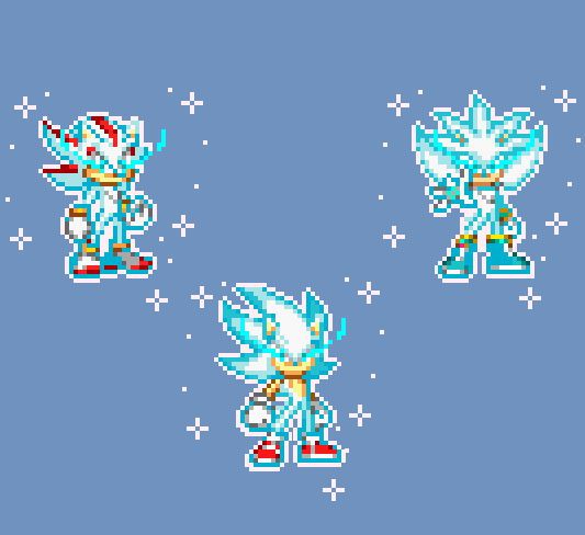 Super Sonic / Hyper Sonic Comparison by Nzar2 on DeviantArt