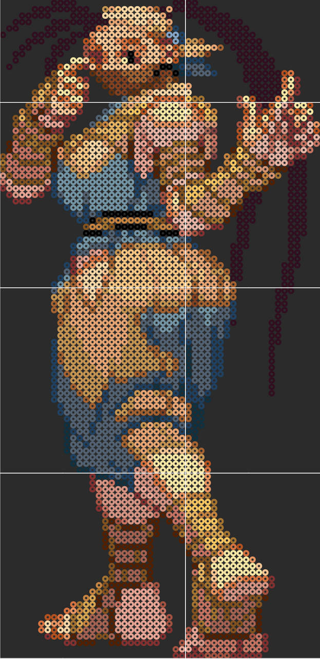 Ibuki sprite template by D1A13LO on DeviantArt