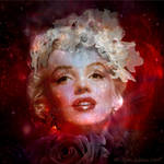 Red purple for Marilyn Monroe by cylevie