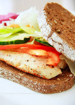 Grilled chicken sandwich