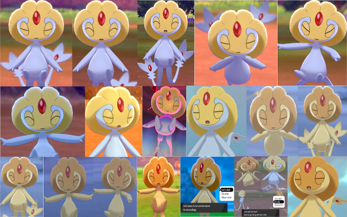 FT:pics LF:Shiny Uxie (pogo Stamped) : R/PokemonHome - Foto 5