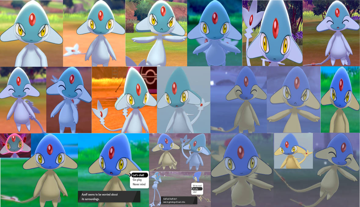 Azelf and Shiny Azelf Pics of Sword Shield by BryanPolovick2 on DeviantArt