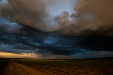 Ominous Clouds and Lightning