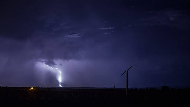 Lighting, Stars and a Windmill