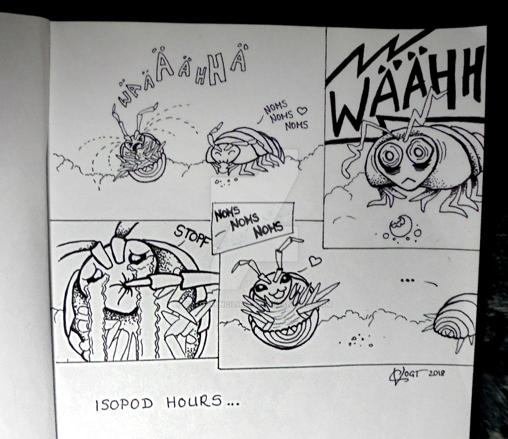 Isopod Hours by ArtOfPencilHeart on DeviantArt