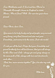 Chris Hemsworth and Tom Hiddleston greeting card 2